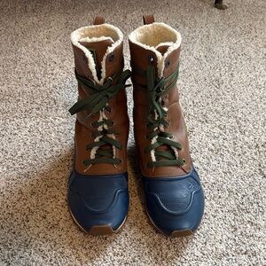 Puma Brown and Blue Winter Boots